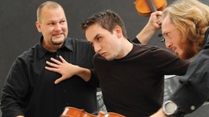 Roland Rohde, Thomas Frischko und Johannes Pell (29.1.2012).